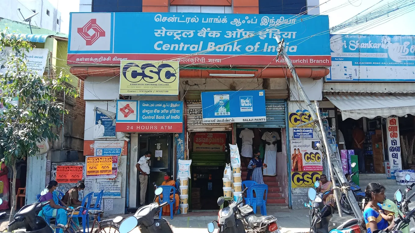 CENTRAL BANK OF INDIA – KALLAKURICHI Branch